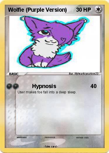 Pokemon Wolfie (Purple Version)
