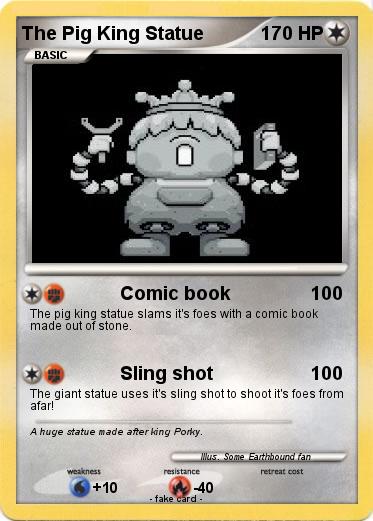 Pokemon The Pig King Statue