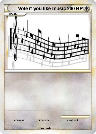 Pokemon Vote if you like music