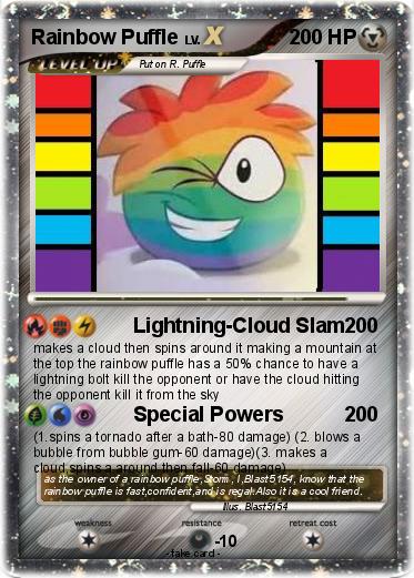 Pokemon Rainbow Puffle