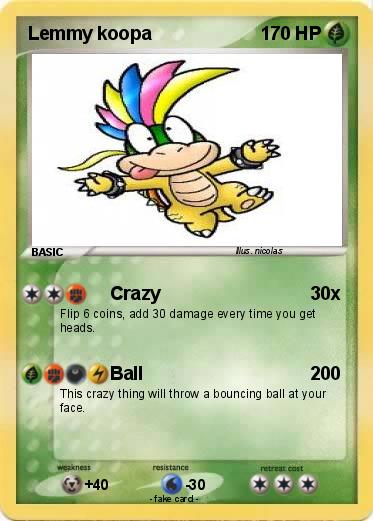 Pokemon Lemmy koopa