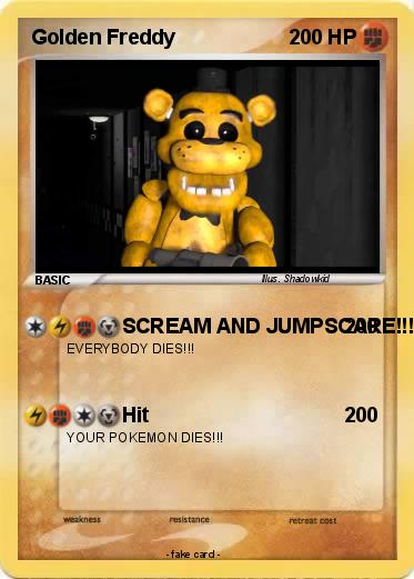 Pokemon Golden Freddy