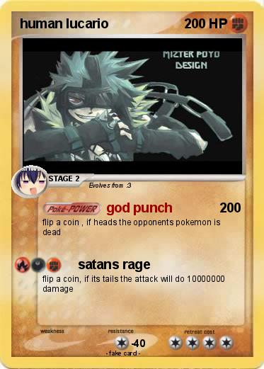 Pokemon human lucario