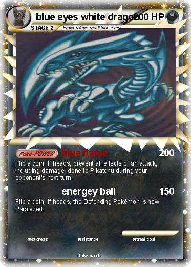 Pokemon blue eyes white dragon