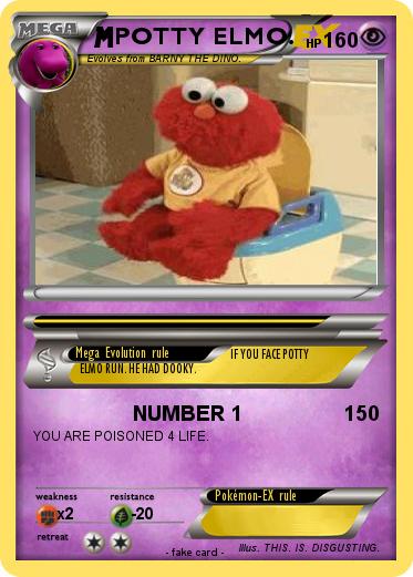 Pokemon POTTY ELMO.
