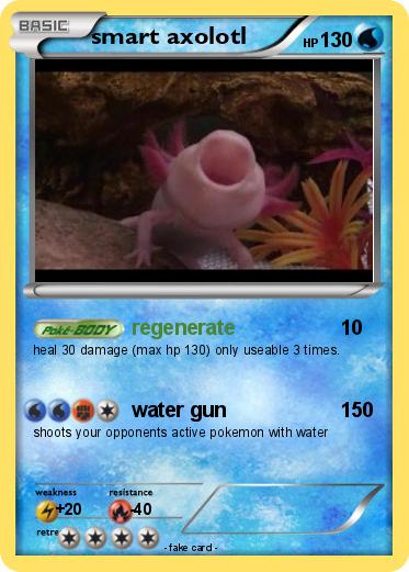 Pokemon smart axolotl