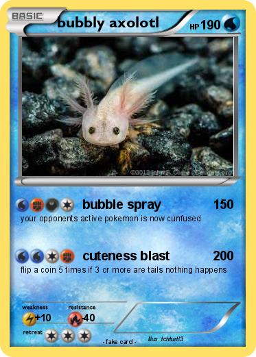 Pokemon bubbly axolotl