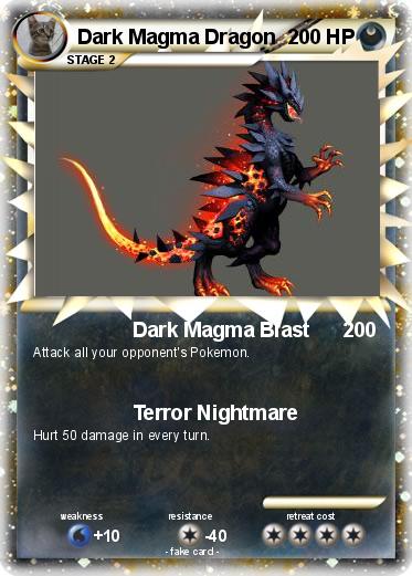 Pokemon Dark Magma Dragon