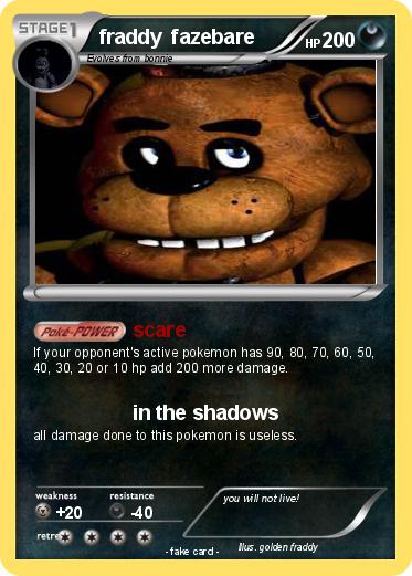 Pokemon fraddy  fazebare