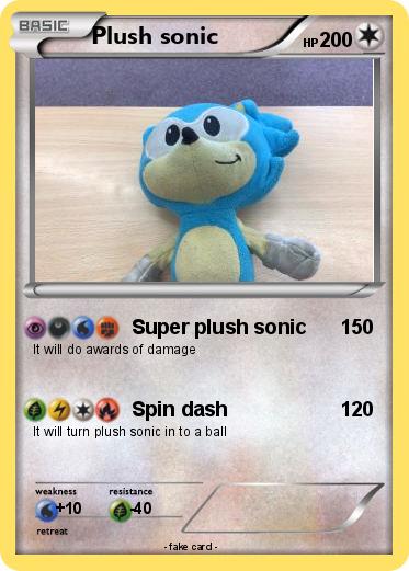 Pokemon Plush sonic