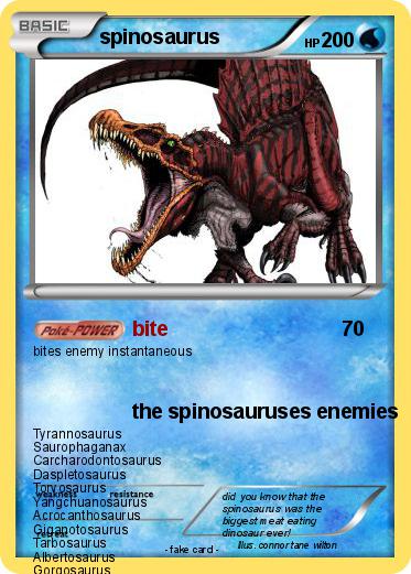 Pokemon spinosaurus