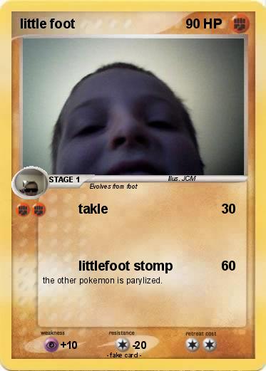 Pokemon little foot