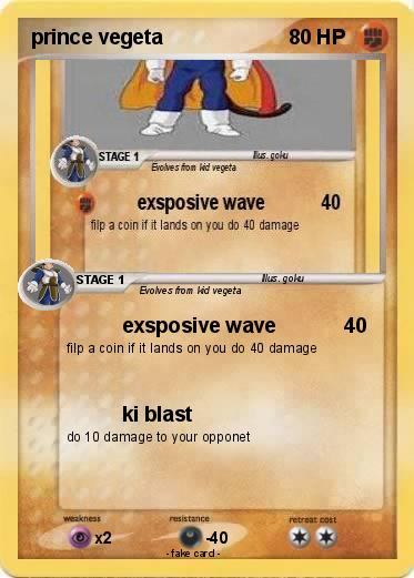 Pokemon prince vegeta