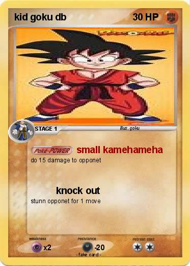 Pokemon kid goku db