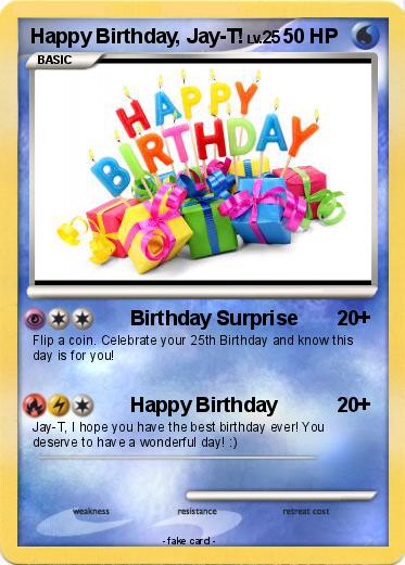 Pokemon Happy Birthday, Jay-T!