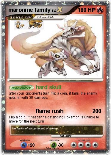 Pokemon maronine family