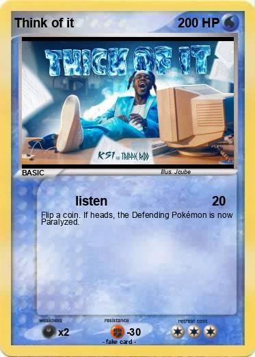 Pokemon Think of it