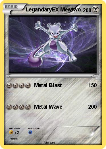 Pokemon LegandaryEX Mewtwo