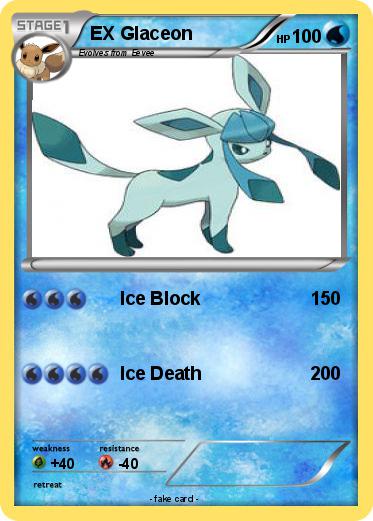 Pokemon EX Glaceon