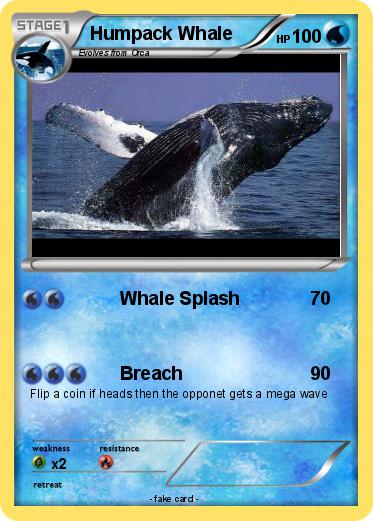 Pokemon Humpack Whale