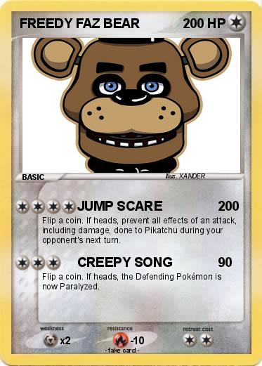Pokemon FREEDY FAZ BEAR