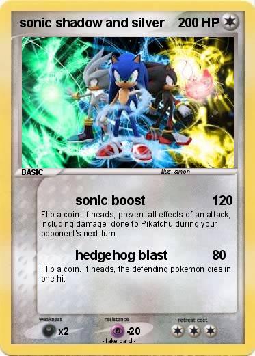 Pokemon sonic shadow and silver