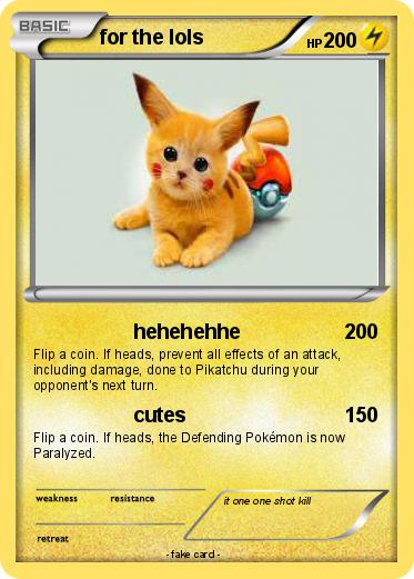 Pokemon for the lols