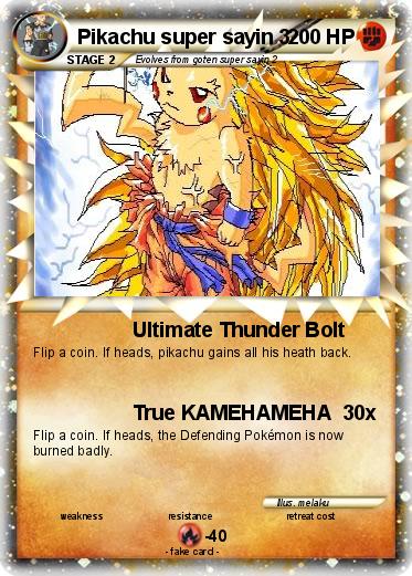 Pokemon Pikachu super sayin 3