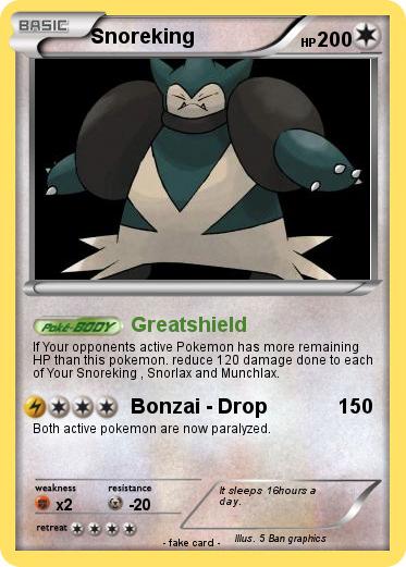 Pokemon Snoreking