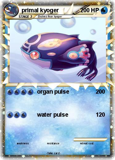 Pokemon primal kyoger
