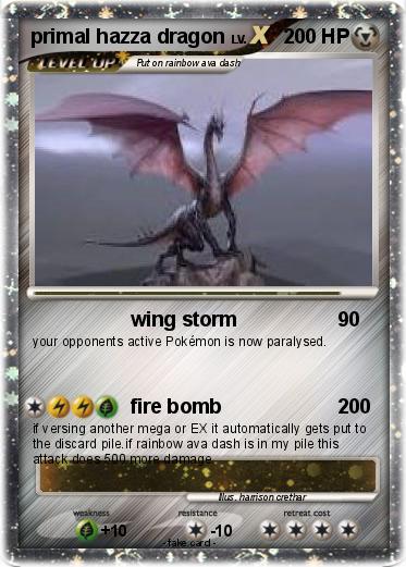 Pokemon primal hazza dragon