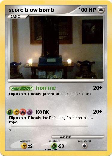 Pokemon scord blow bomb