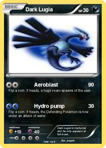 Pokemon Dark Lugia