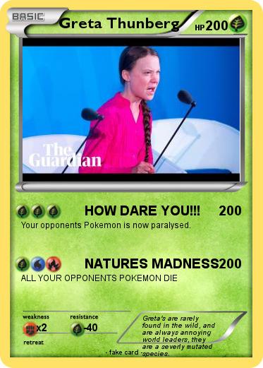 Pokemon Greta Thunberg