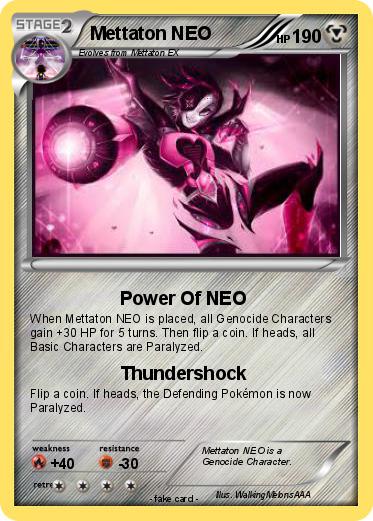 Pokemon Mettaton NEO