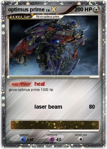 Pokemon optimus prime