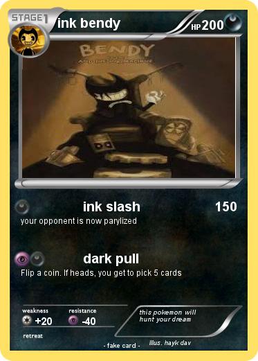 Pokemon ink bendy