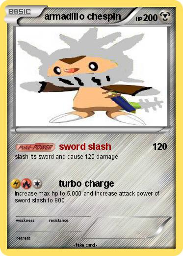 Pokemon armadillo chespin