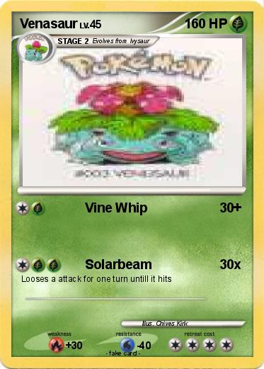 Pokemon Venasaur