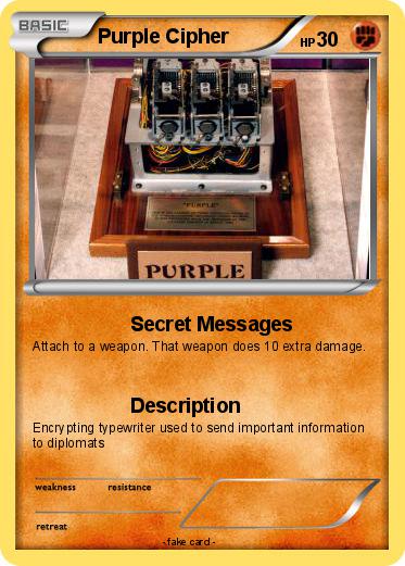 Pokemon Purple Cipher