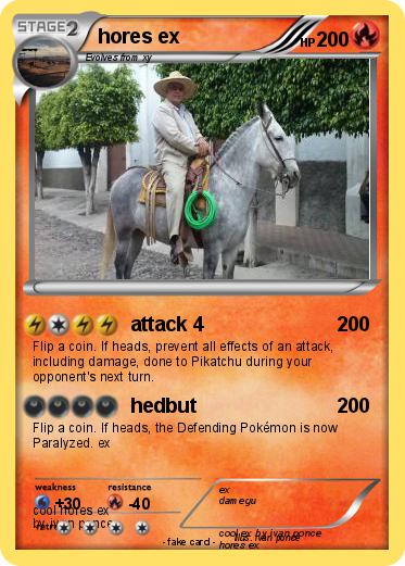 Pokemon hores ex