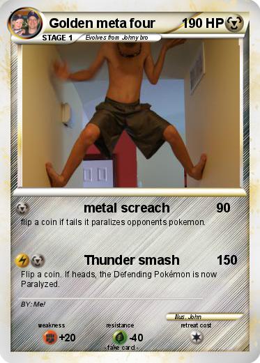 Pokemon Golden meta four