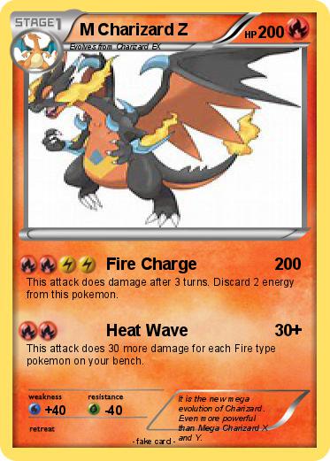 Pokemon M Charizard Z