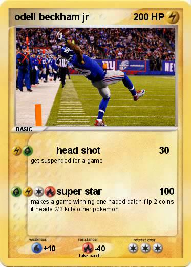 Pokemon odell beckham jr