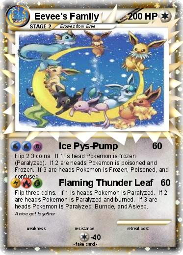 Pokemon Eevee's Family