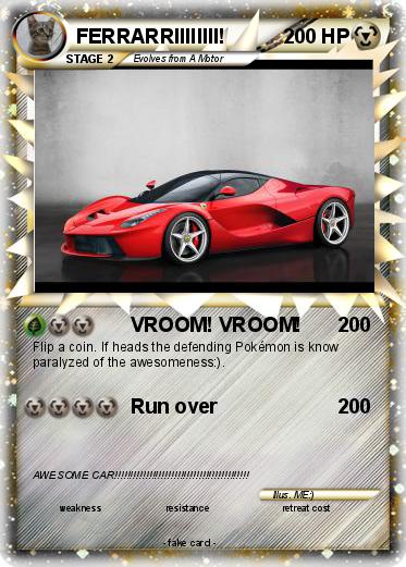 Pokemon FERRARRIIIIIIII!
