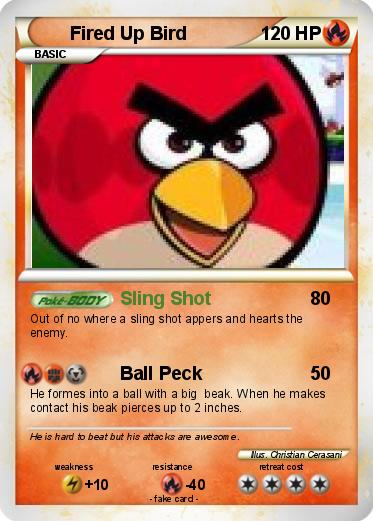 Pokemon Fired Up Bird