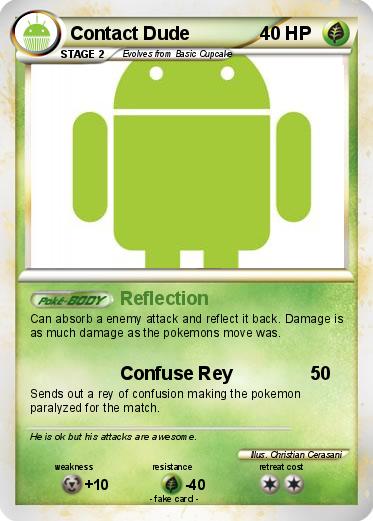 Pokemon Contact Dude