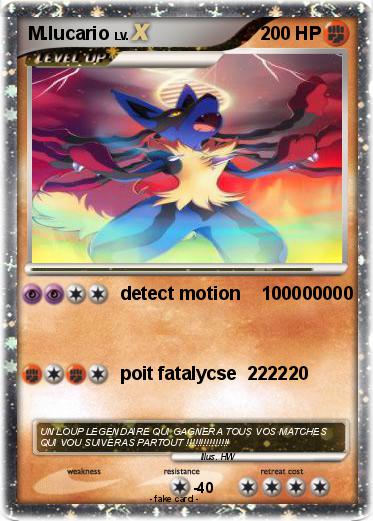 Pokemon M.lucario