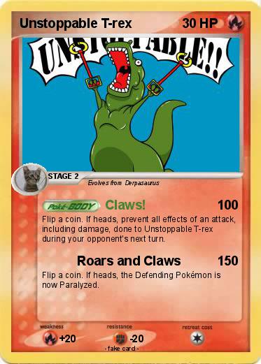 Pokemon Unstoppable T-rex